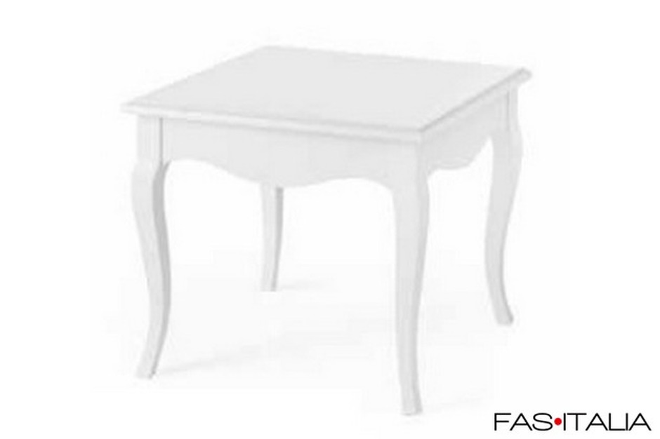 Tavolino laccato bianco