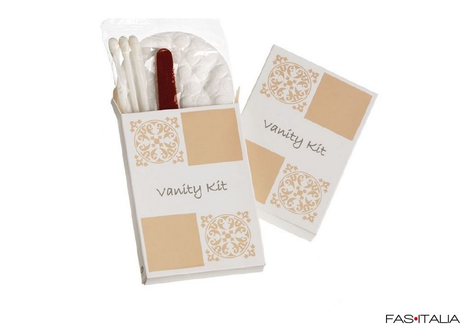 Vanity Kit in astuccio personalizzato conf. 200 pz