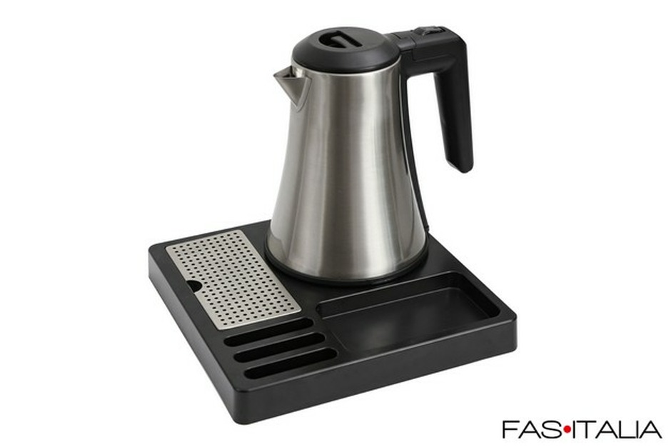 Accessori da camera: Vassoio con bollitore 0,8 lt e portabustine Vassoio con bollitore 0,8 lt e portabustine