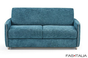Divano letto con filetto bicolore