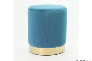 Pouf in velluto