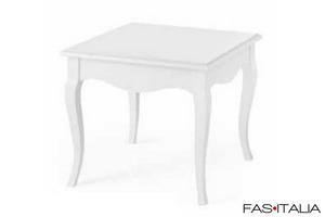 Tavolino laccato bianco