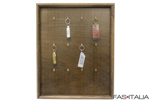 Bacheca porta chiavi in legno
