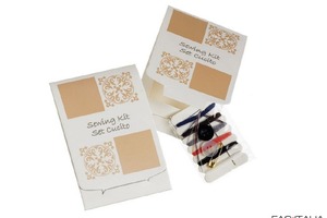 Set cucito in astuccio personalizzato conf. 200 pz