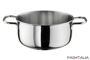 Casseruola inox diam. 22 cm